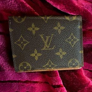 Vintage  Monogram Louis Vuitton Card Holder “Authentic”